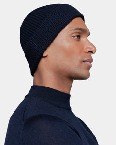 Blue Beanie in Cashmere Silk | Filatori