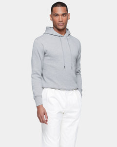 Grey Hoodie in Cotton Cashmere | Filatori