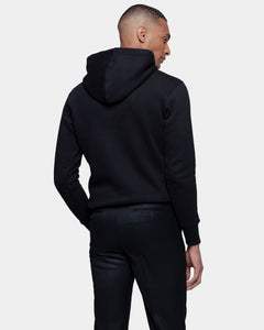 Black Hoodie in Cotton Cashmere | Filatori